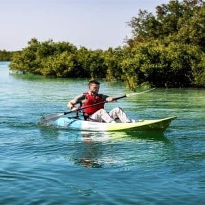 Découverte guidée en kayak du parc national de la mangrove orientale d’Abu Dhabi