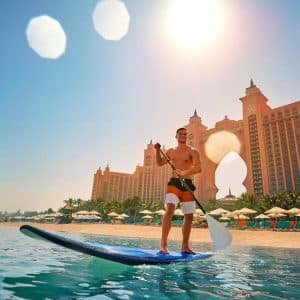 Explore Palm Jumeirah by Stand Up Paddle – Duration 60 minutes